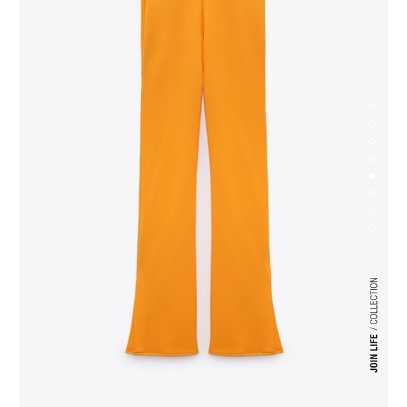 ZARA 2PIECES CROSSOVER FLOWY TOP AND PANTS WITH SIDE VENTS. - Picture 12 of 15